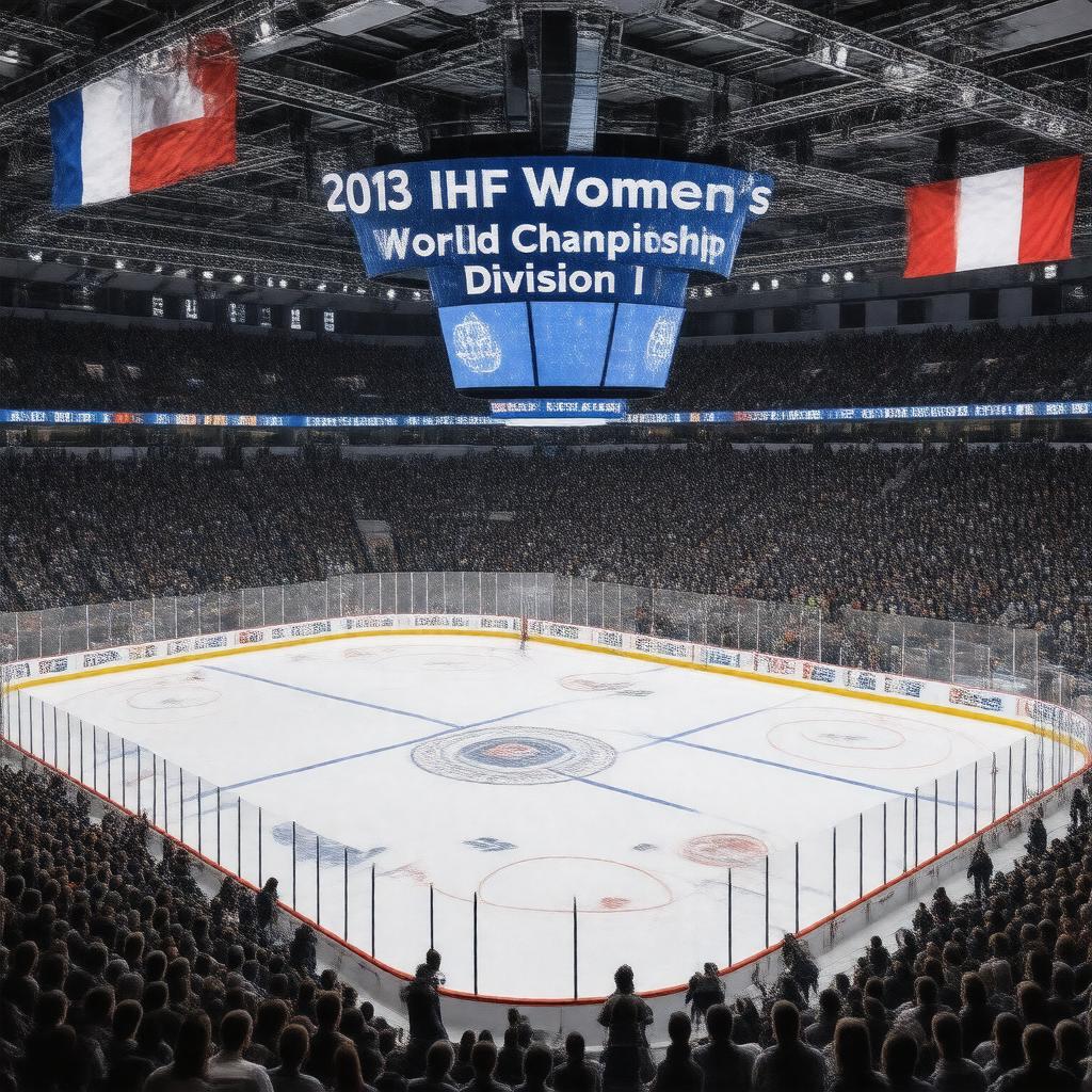 AI-created image of 2013 IIHF Women's World Championship Division I