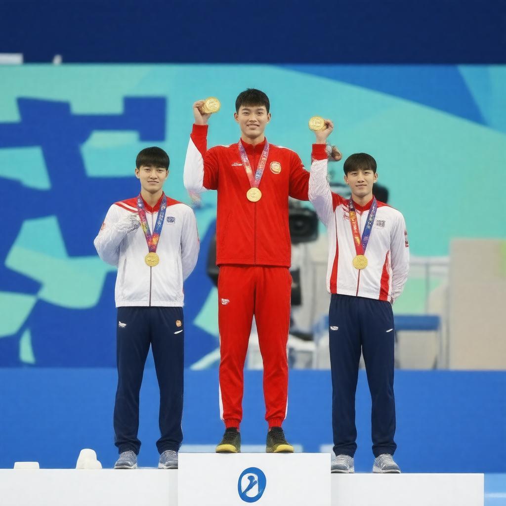 Click to view larger image AI-created image of 2014 Incheon 1500m freestyle
