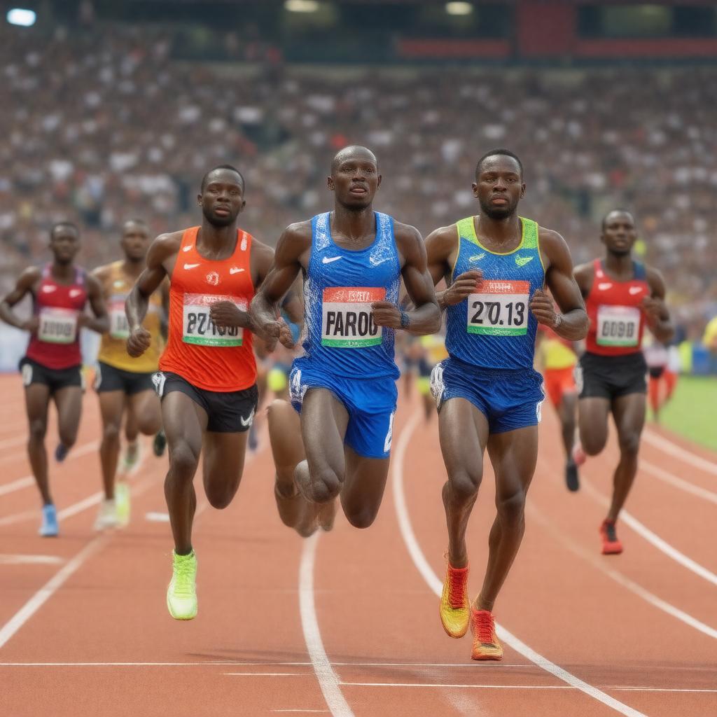 AI-created image of 2015 Beijing 10000m
