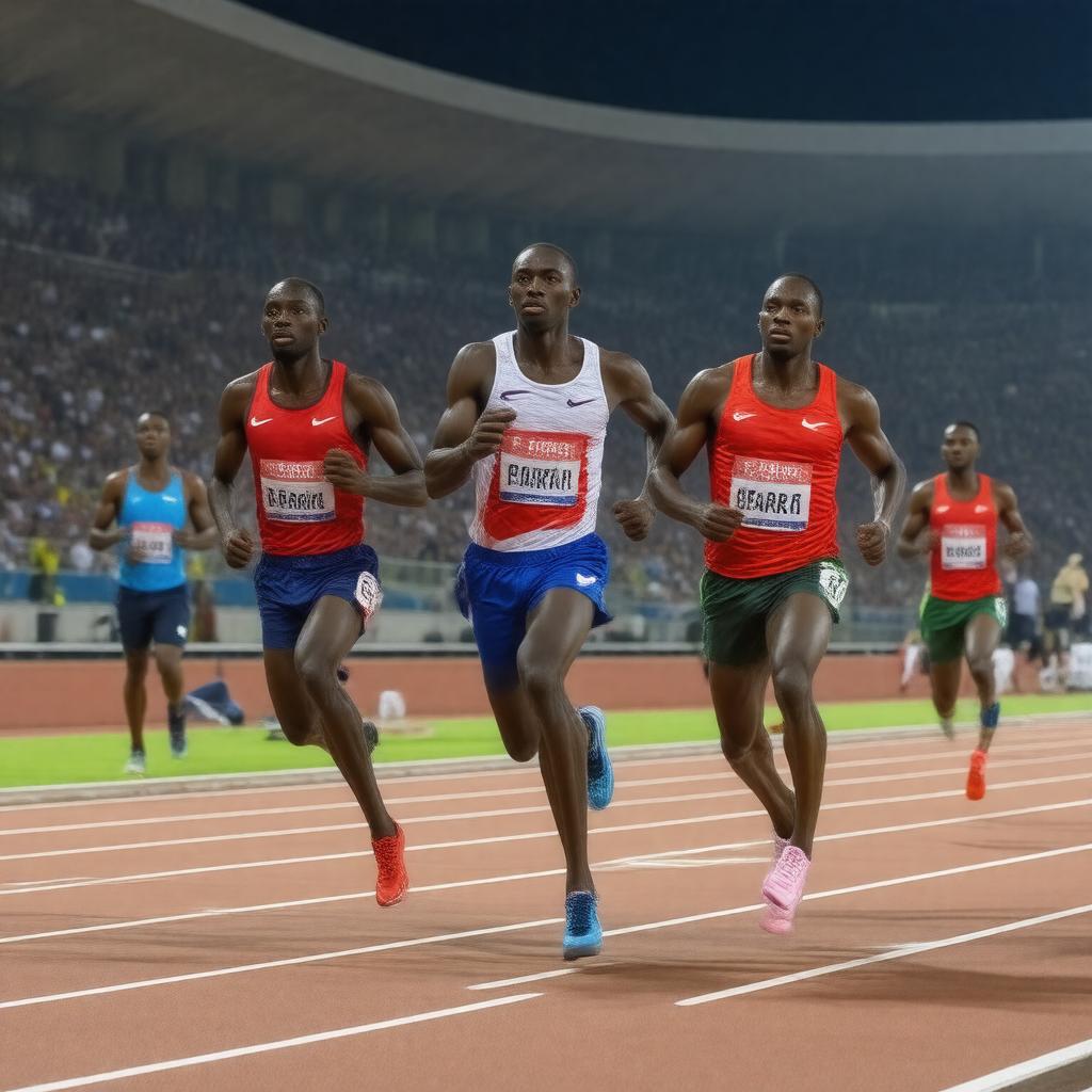AI-created image of 2015 Beijing 5000m