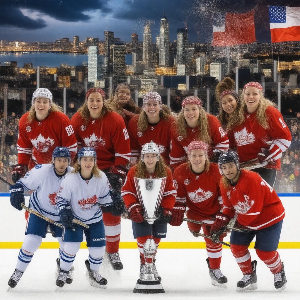 AI-created image of 2015 IIHF Women's World Championship