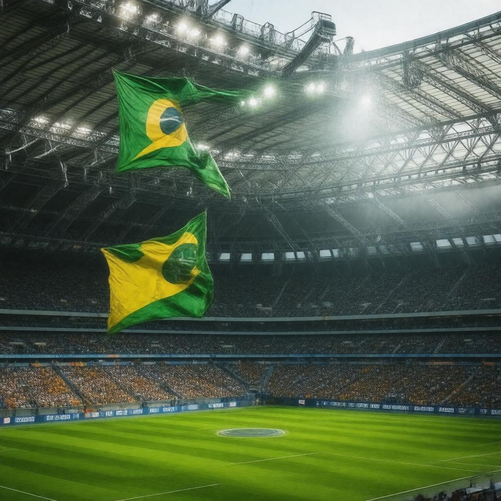 AI-created image of 2016 Olympic football