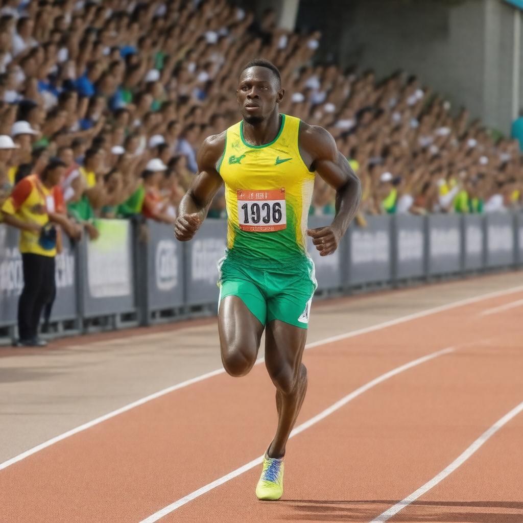 Click to view larger image AI-created image of 2016 Rio 200m