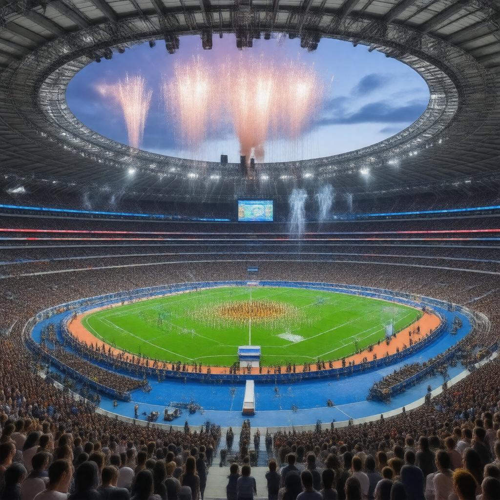 AI-created image of 2016 Summer Olympics