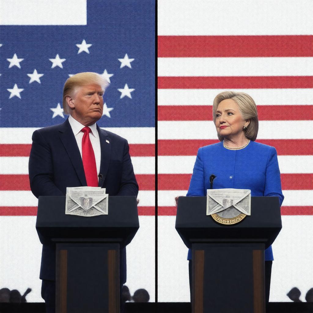 AI-created image of 2016 United States presidential election