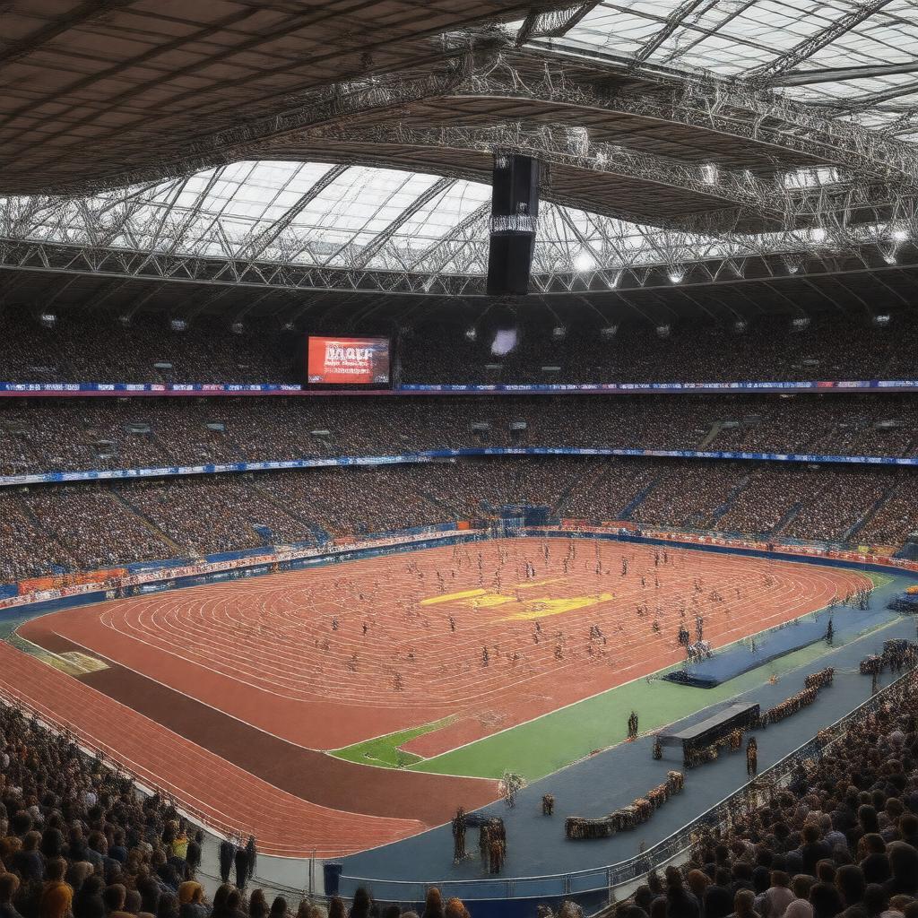 AI-created image of 2017 IAAF World Championships