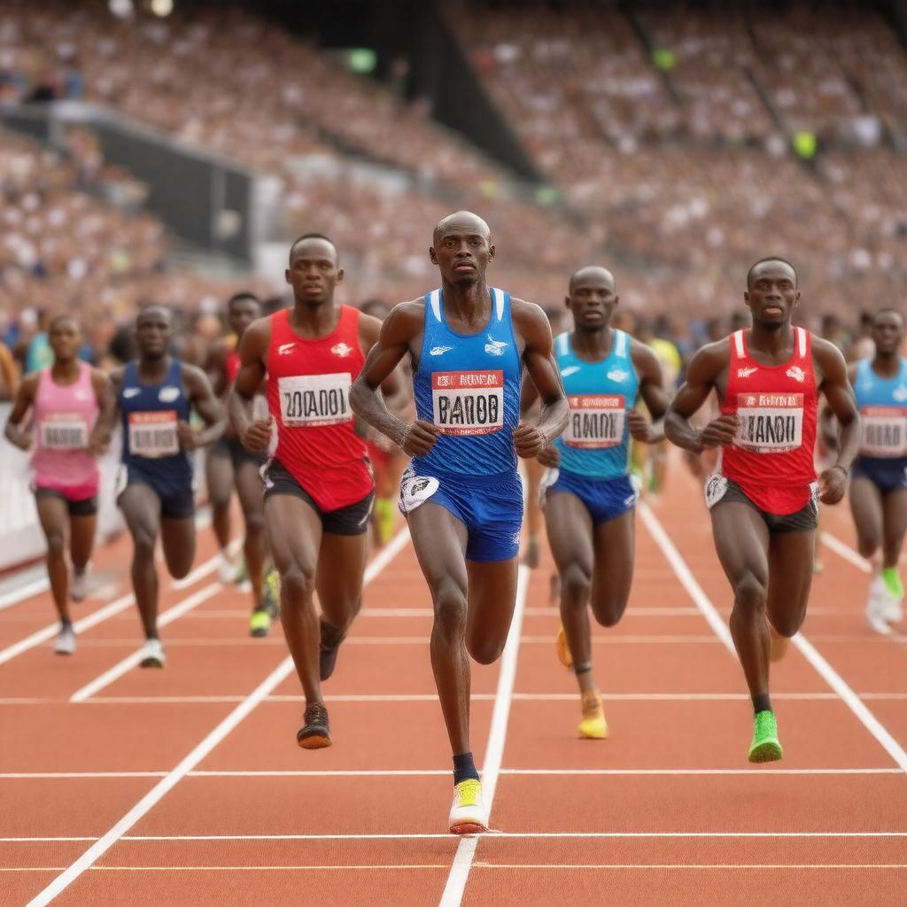 AI-created image of 2017 London 10000m