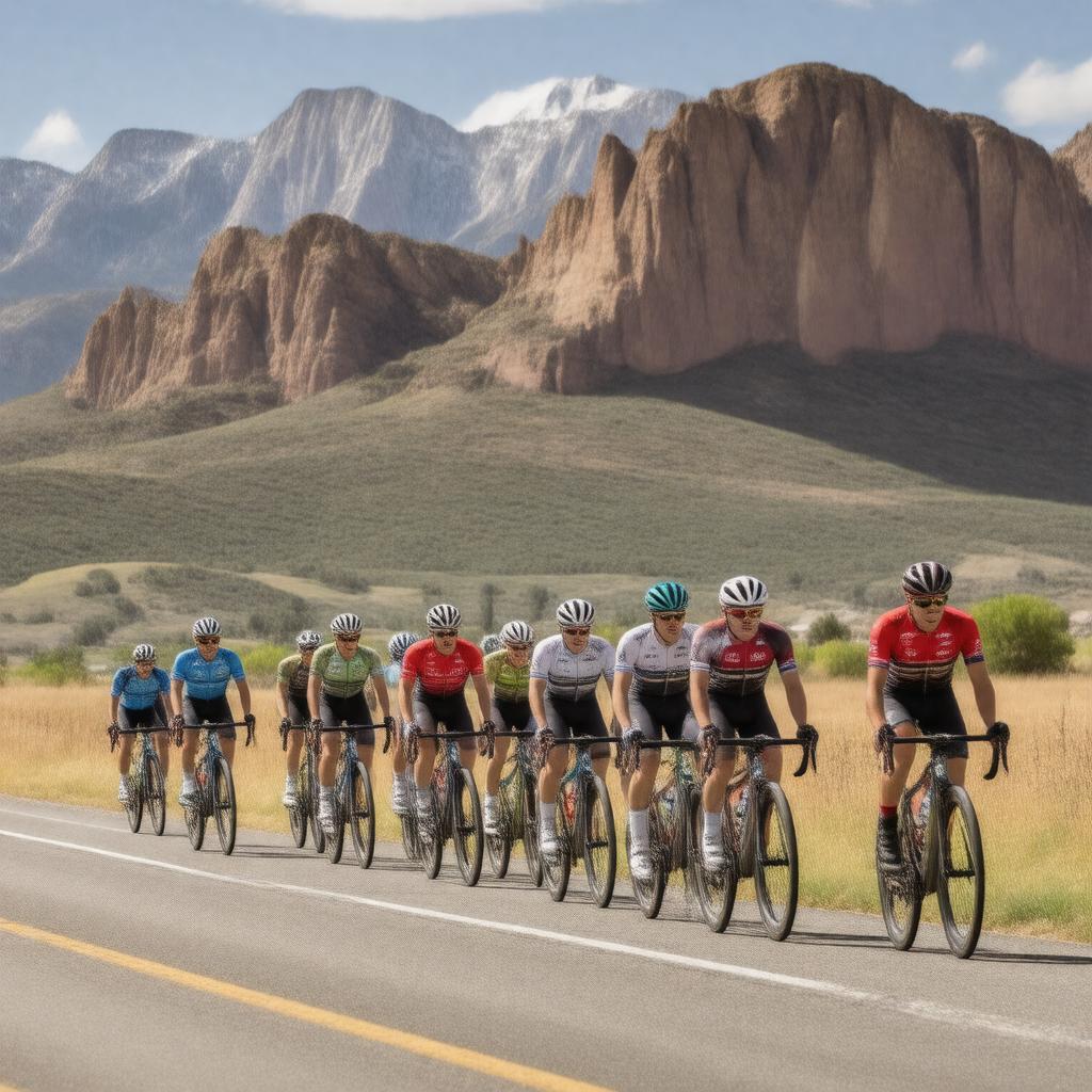 AI-created image of 2017 Tour of Utah