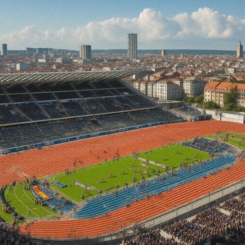 Click to view larger image AI-created image of 2018 European Athletics Championships