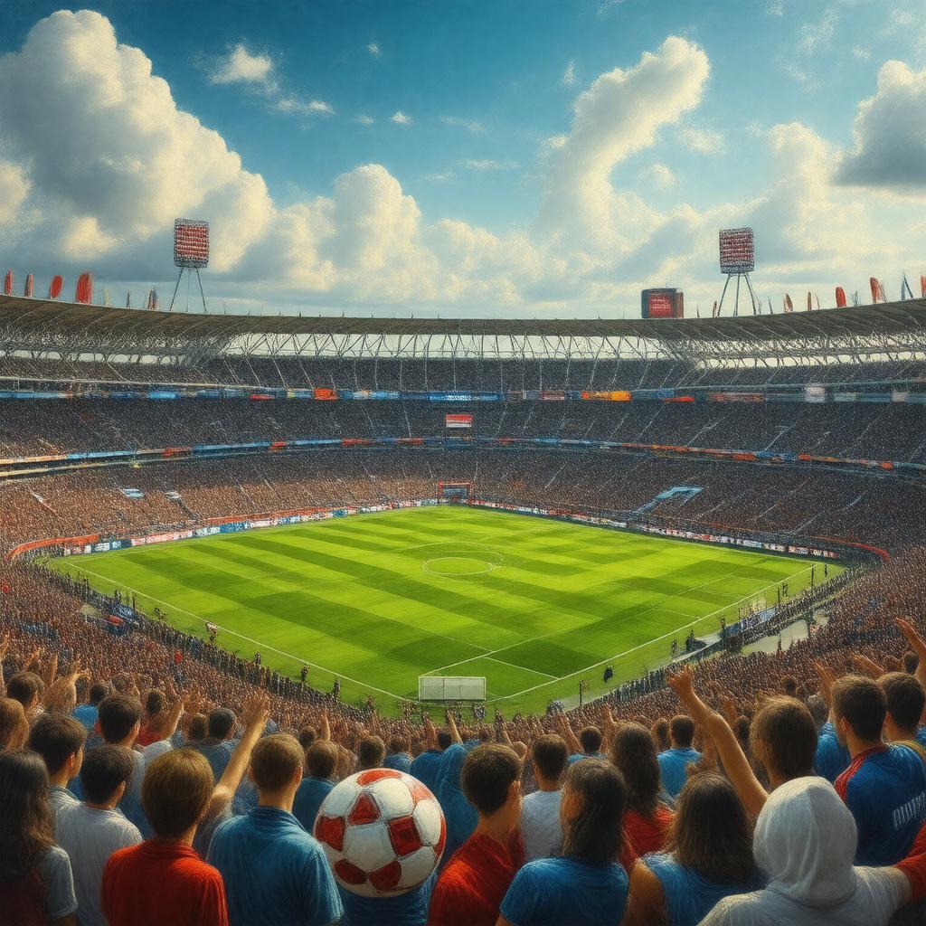 AI-created image of 2018 FIFA World Cup