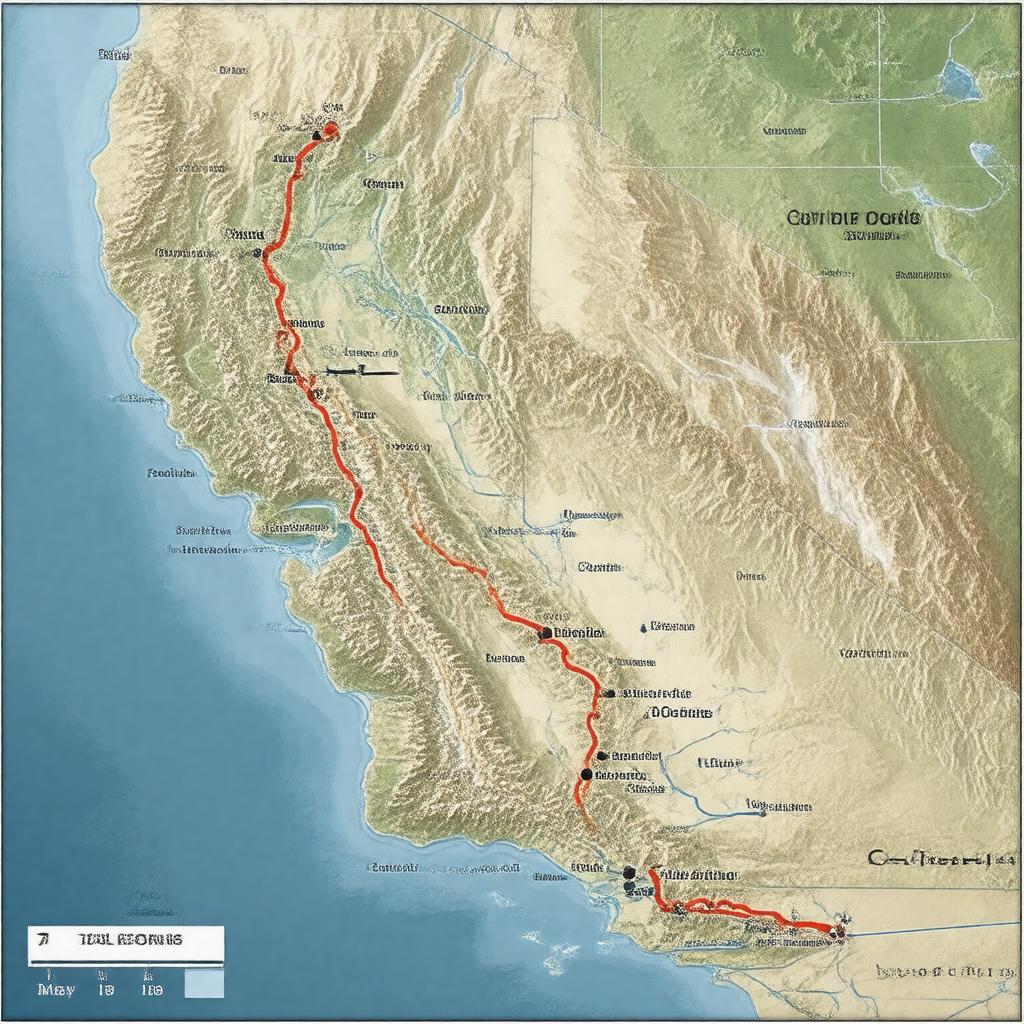 AI-created image of 2018 Tour of California