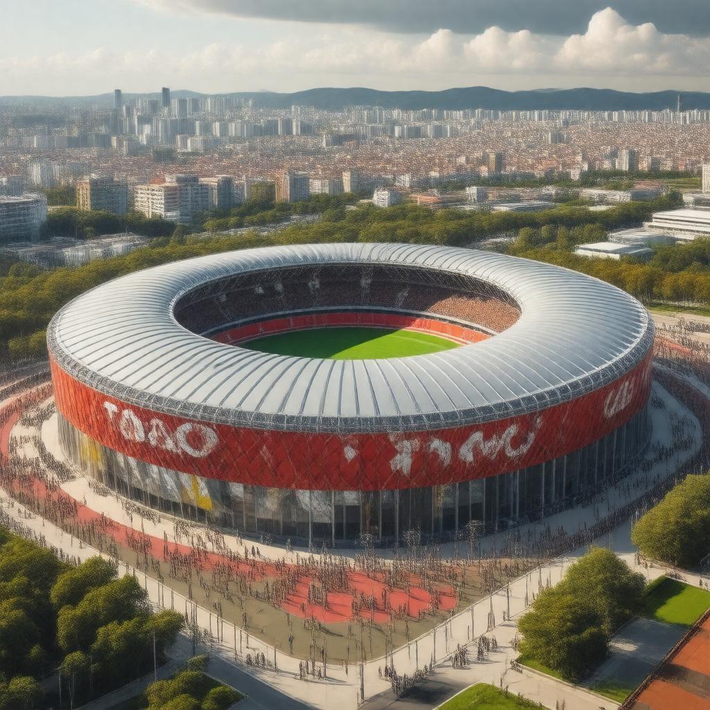 AI-created image of 2020 Tokyo Olympics