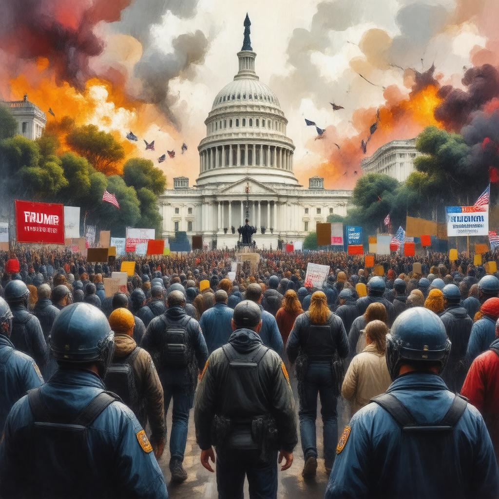 Click to view larger image AI-created image of 2020 U.S. presidential election controversy