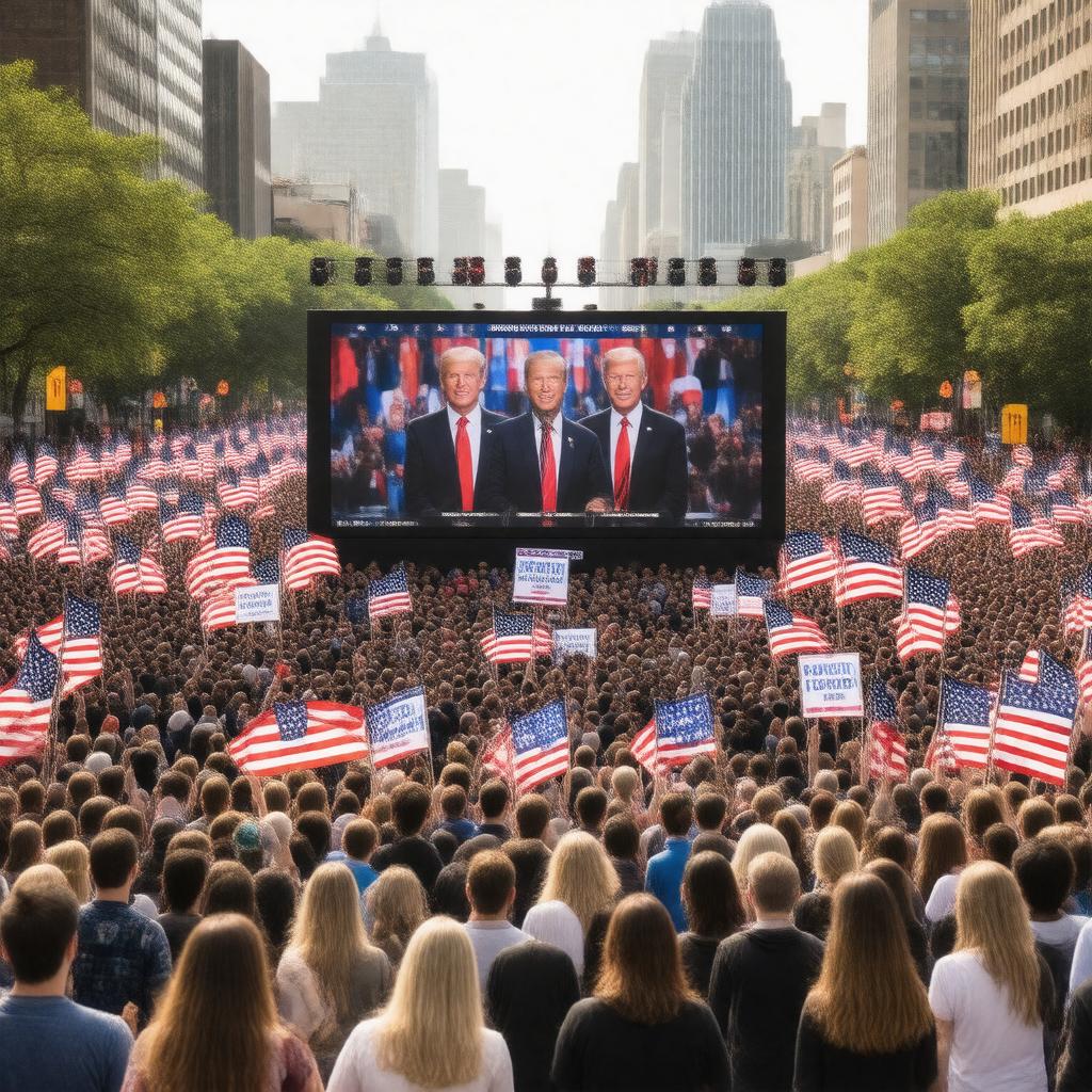 AI-created image of 2020 United States presidential campaign