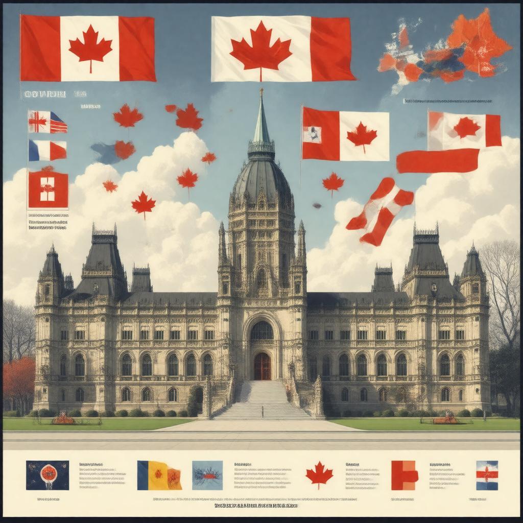 Click to view larger image AI-created image of 2021 Canadian federal election