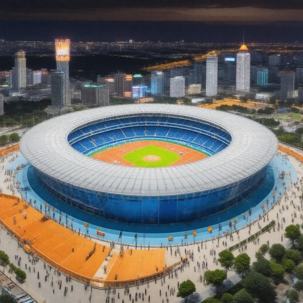 AI-created image of 2022 Asian Games