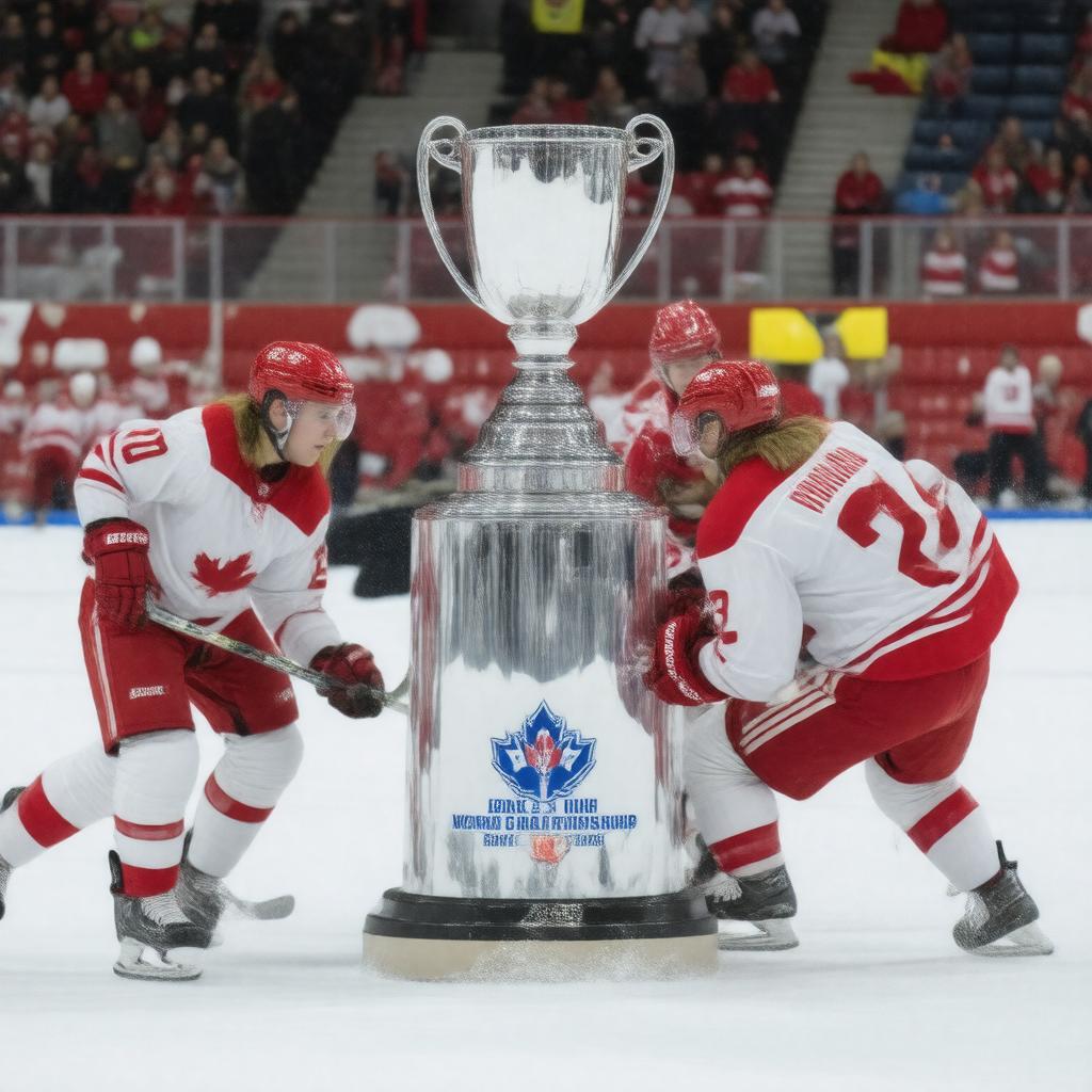 AI-created image of 2022 IIHF Women's World Championship