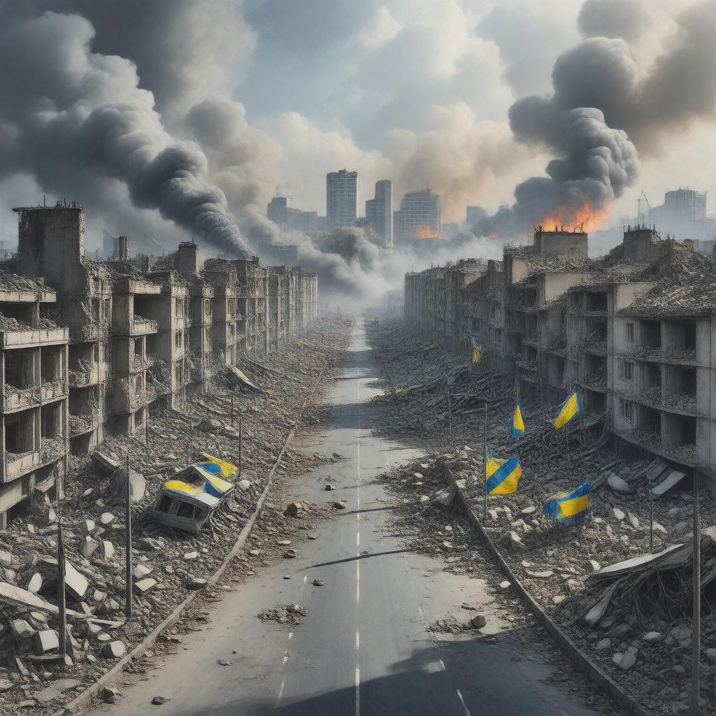 Click to view larger image AI-created image of 2022 Russian invasion