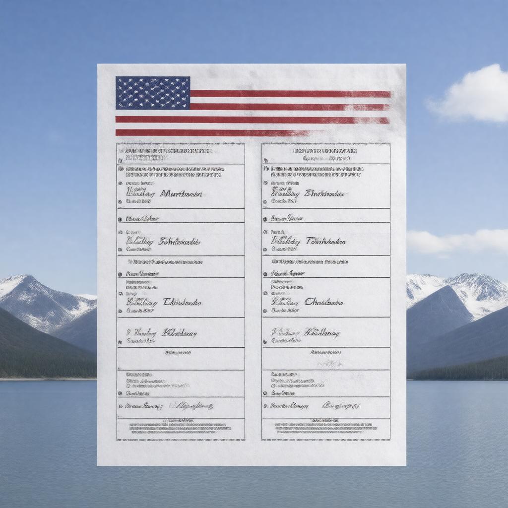 AI-created image of 2022 United States Senate election in Alaska