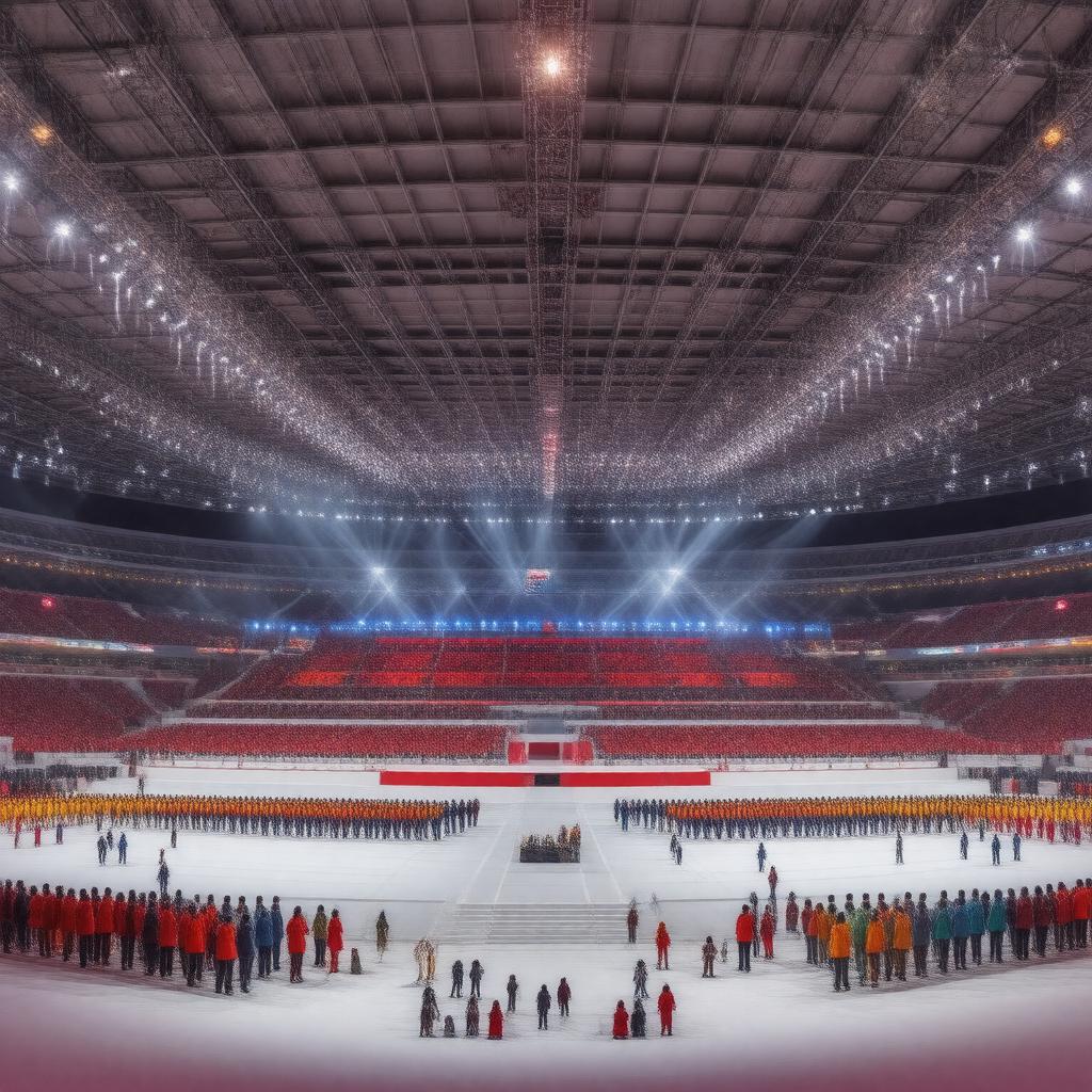 AI-created image of 2022 Winter Olympics