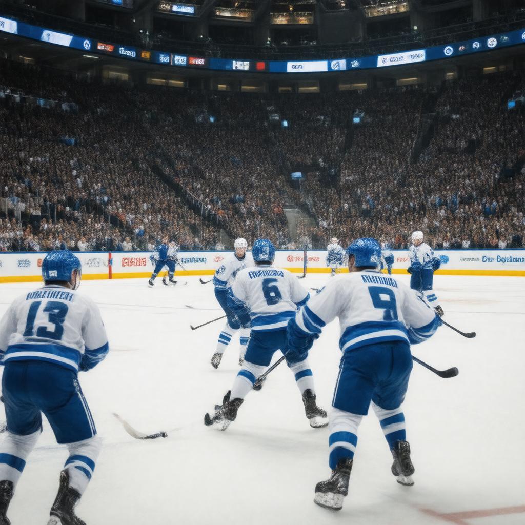 AI-created image of 2022 Winter Olympics gold medal game