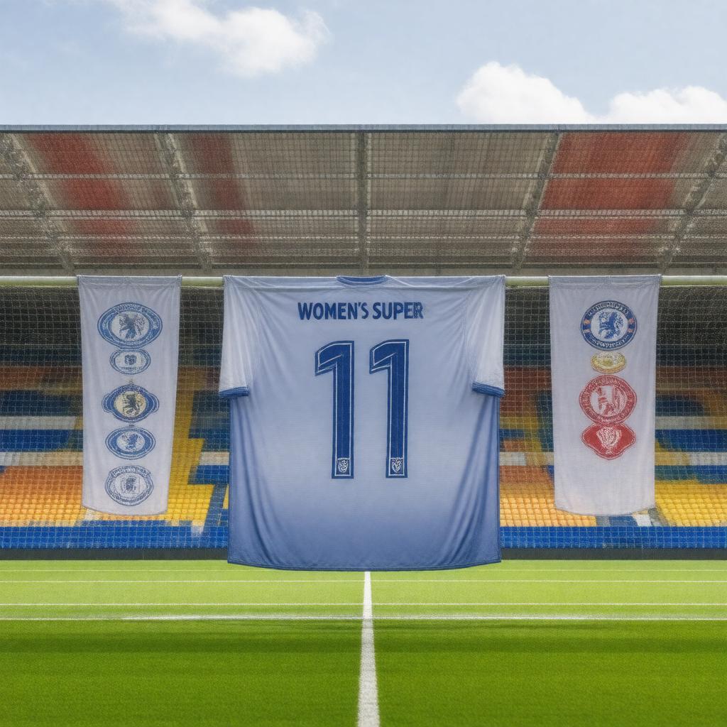 AI-created image of 2023–24 Women's Super League