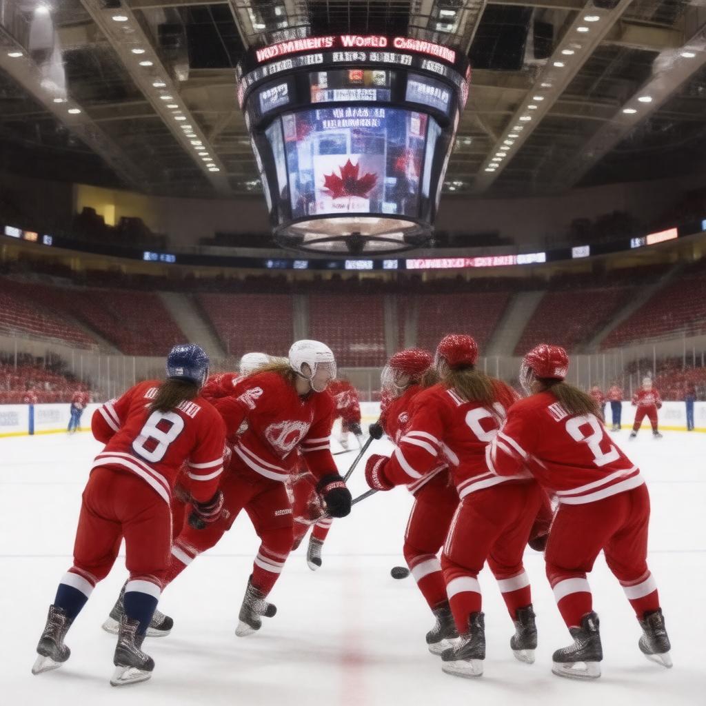 AI-created image of 2023 IIHF Women's World Championship