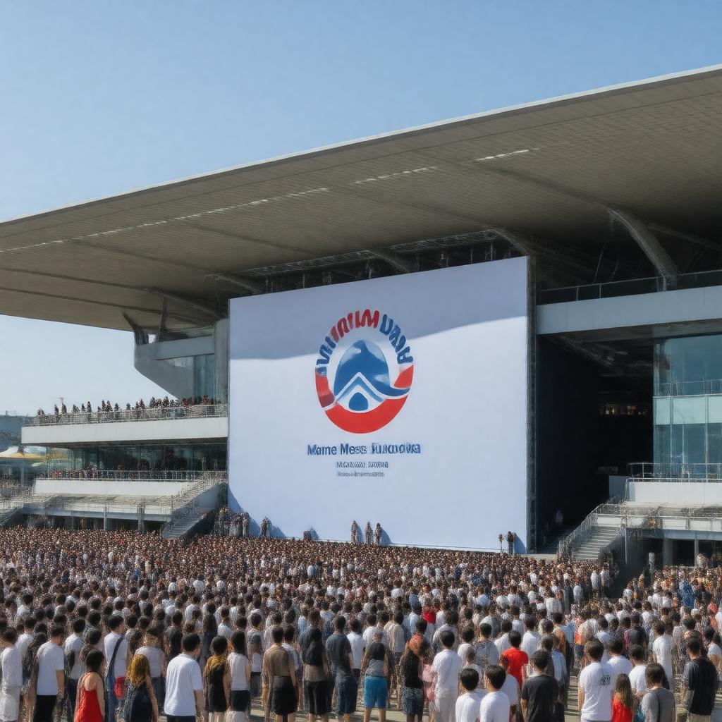 AI-created image of 2023 World Aquatics Championships