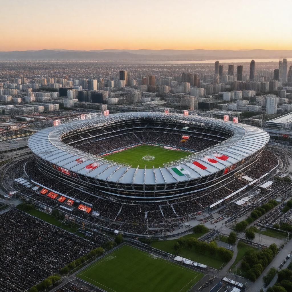AI-created image of 2026 FIFA World Cup (host venue)