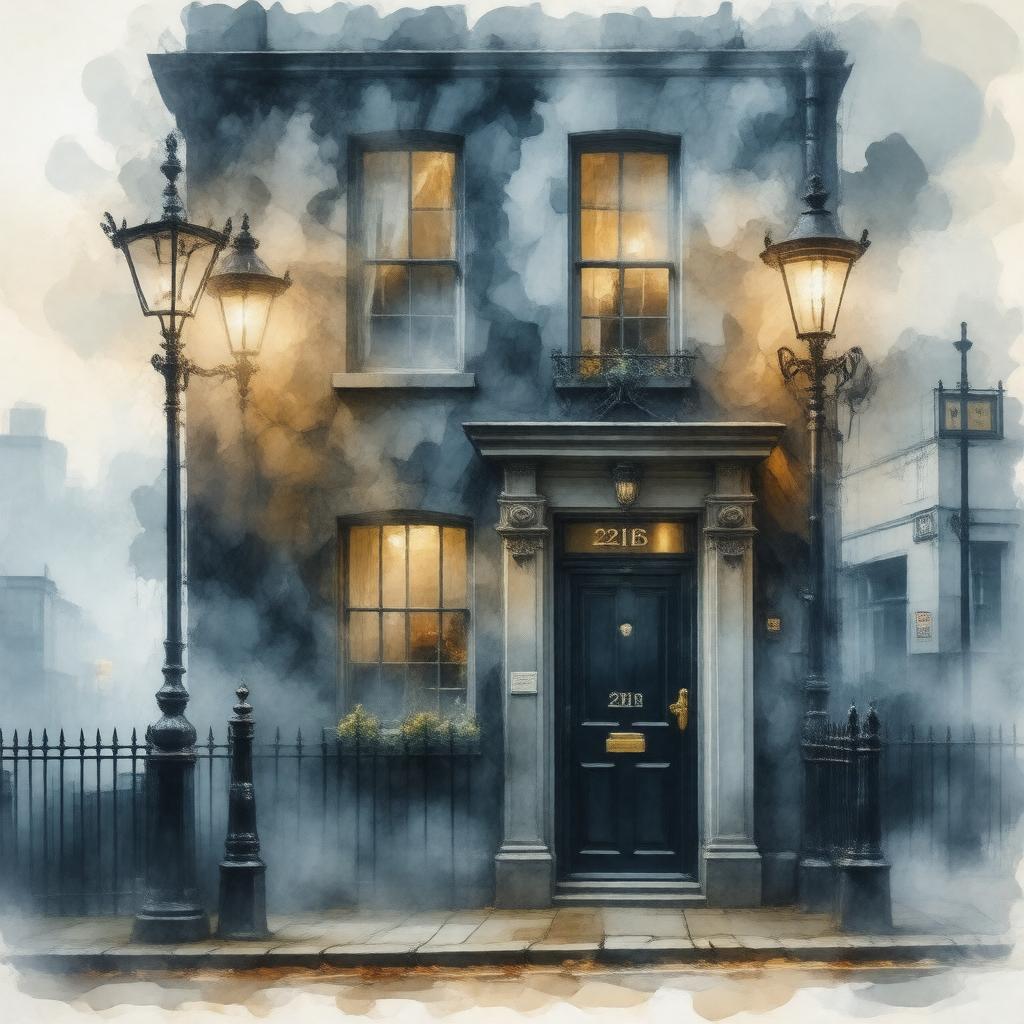 AI-created image of 221B Baker Street