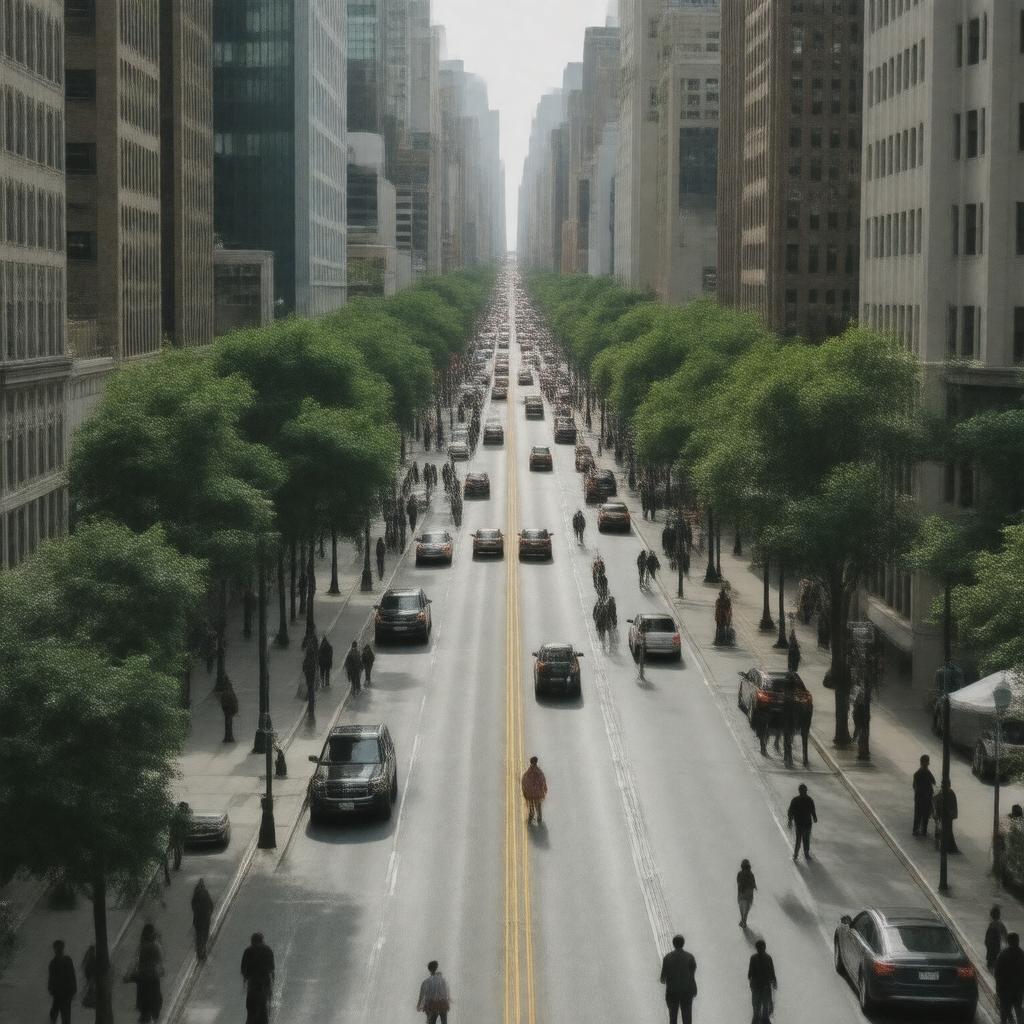 AI-created image of 22nd Street