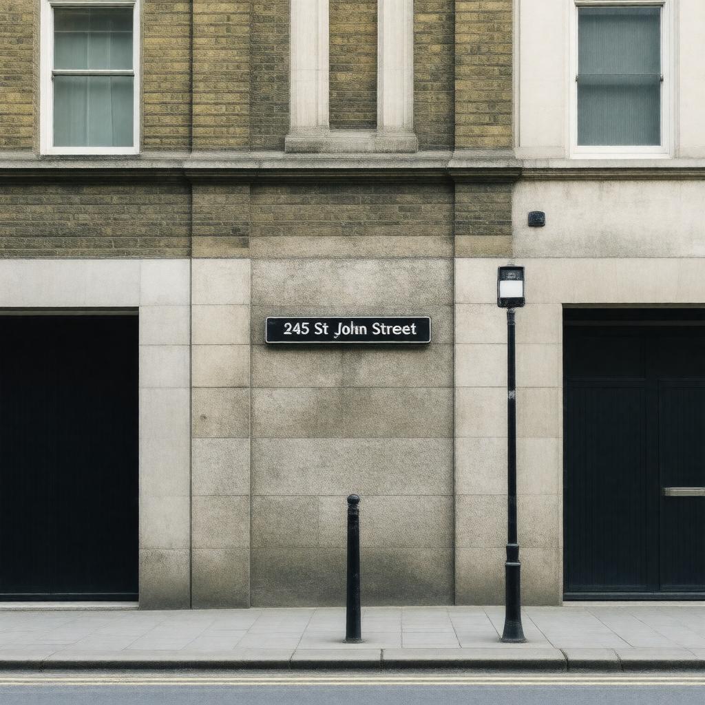 AI-created image of 245 St John Street, London, EC1V 4NB