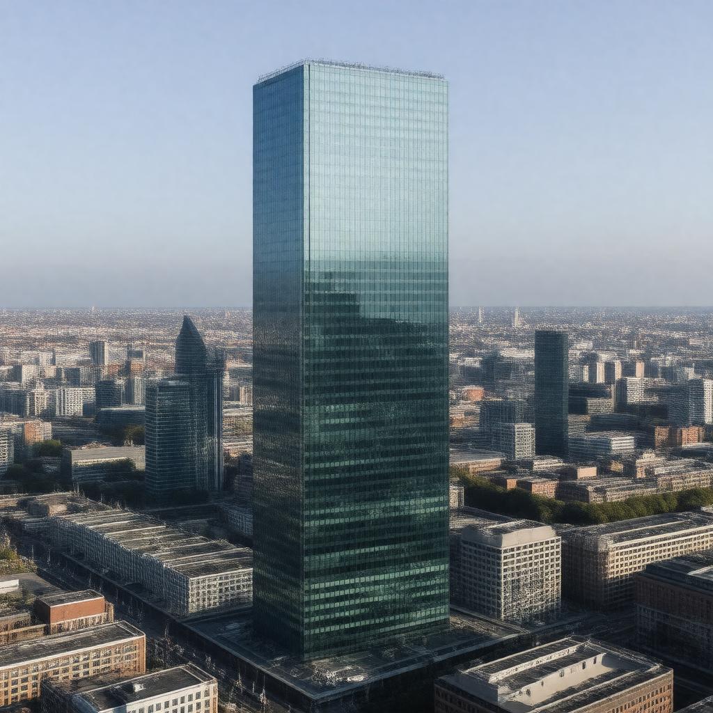 Click to view larger image AI-created image of 25 Canada Square