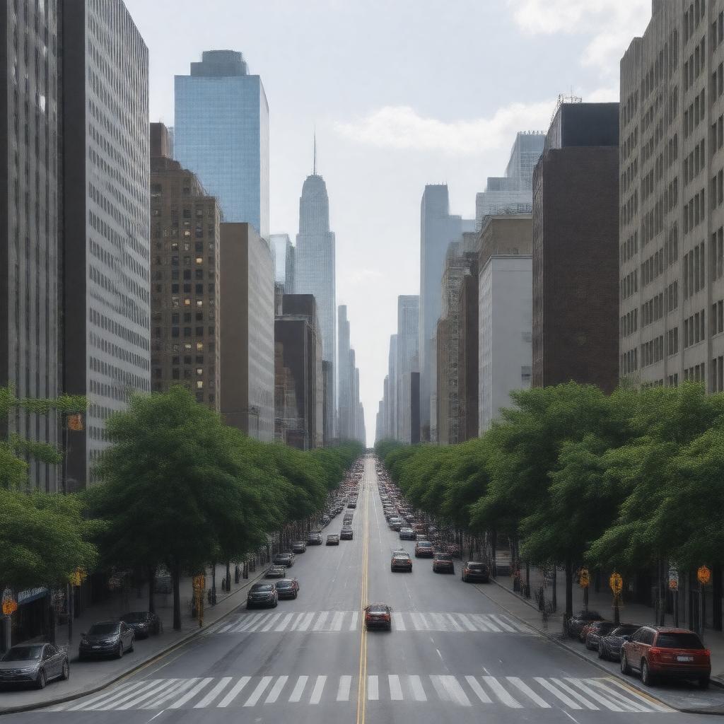 AI-created image of 26th Street