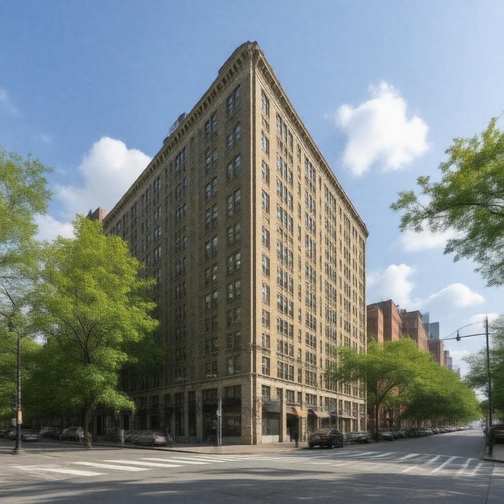 AI-created image of 3030 Broadway, New York, NY 10027