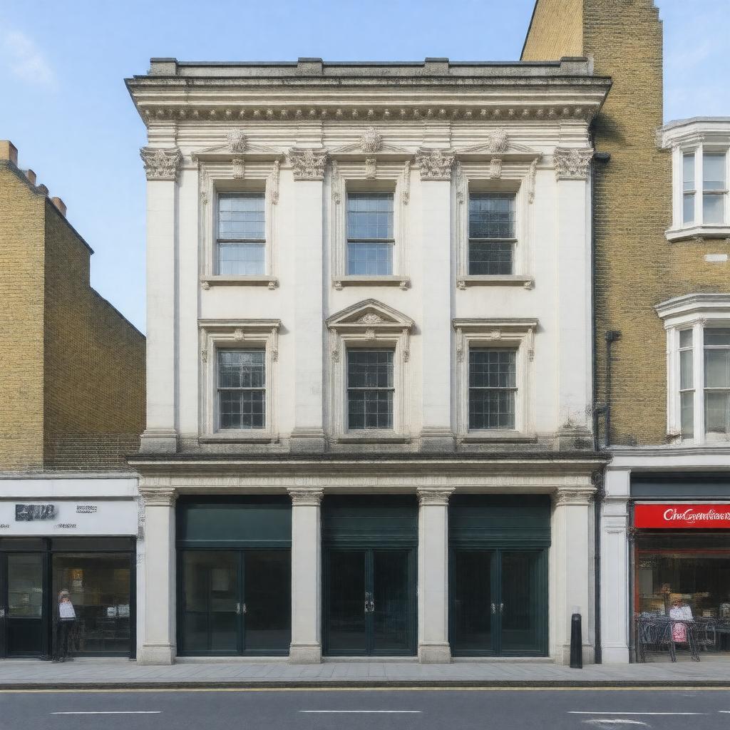 AI-created image of 39 Gerrard Street, Soho, London