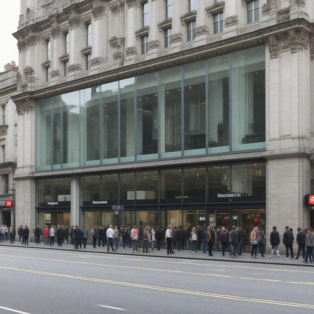 AI-created image of 400 Oxford Street, London, W1A 1AB, England