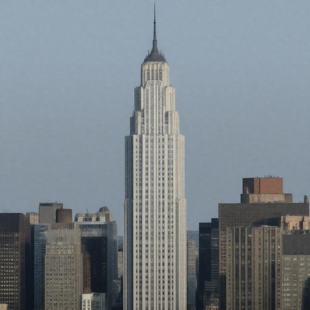 AI-created image of 40 Wall Street