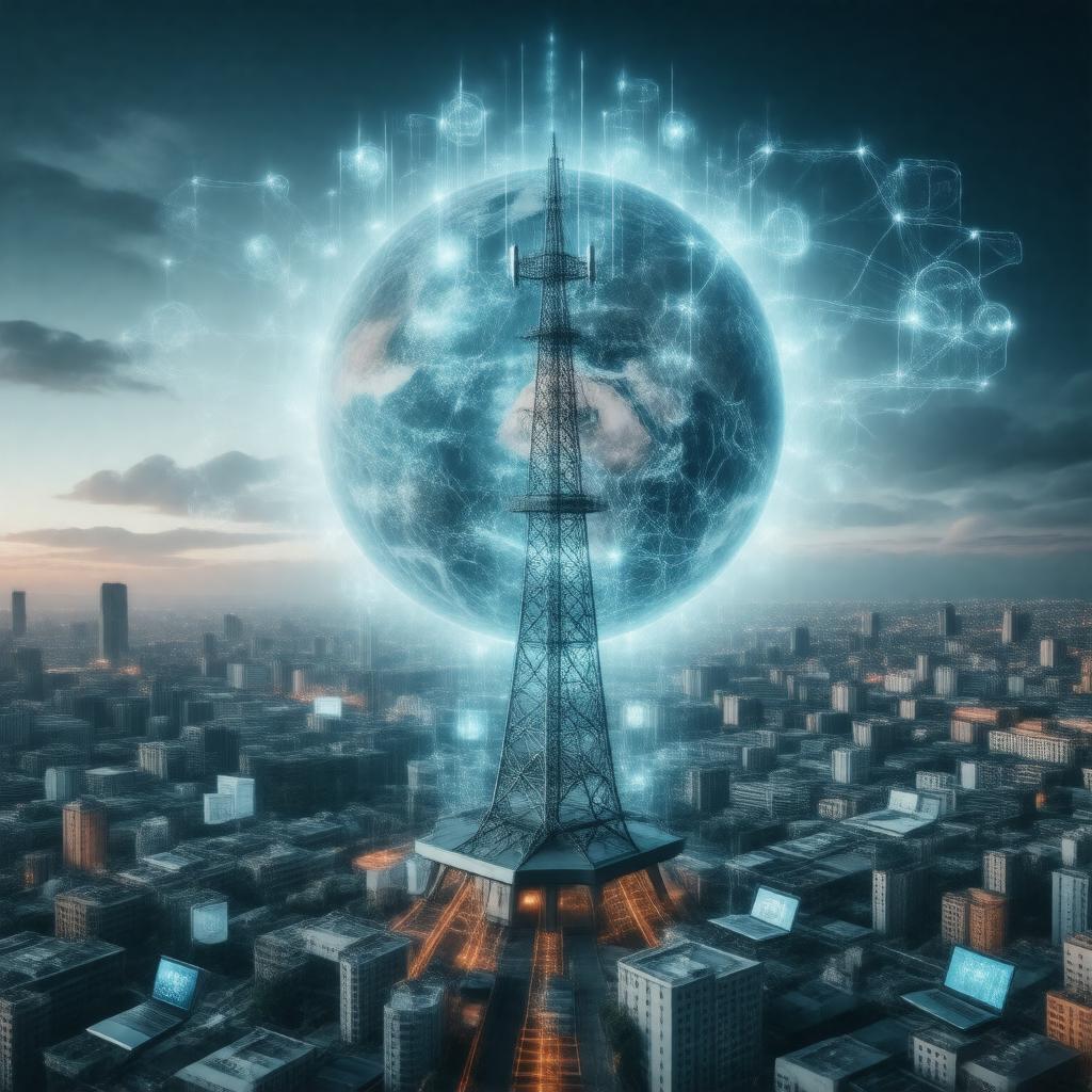 AI-created image of 4G LTE