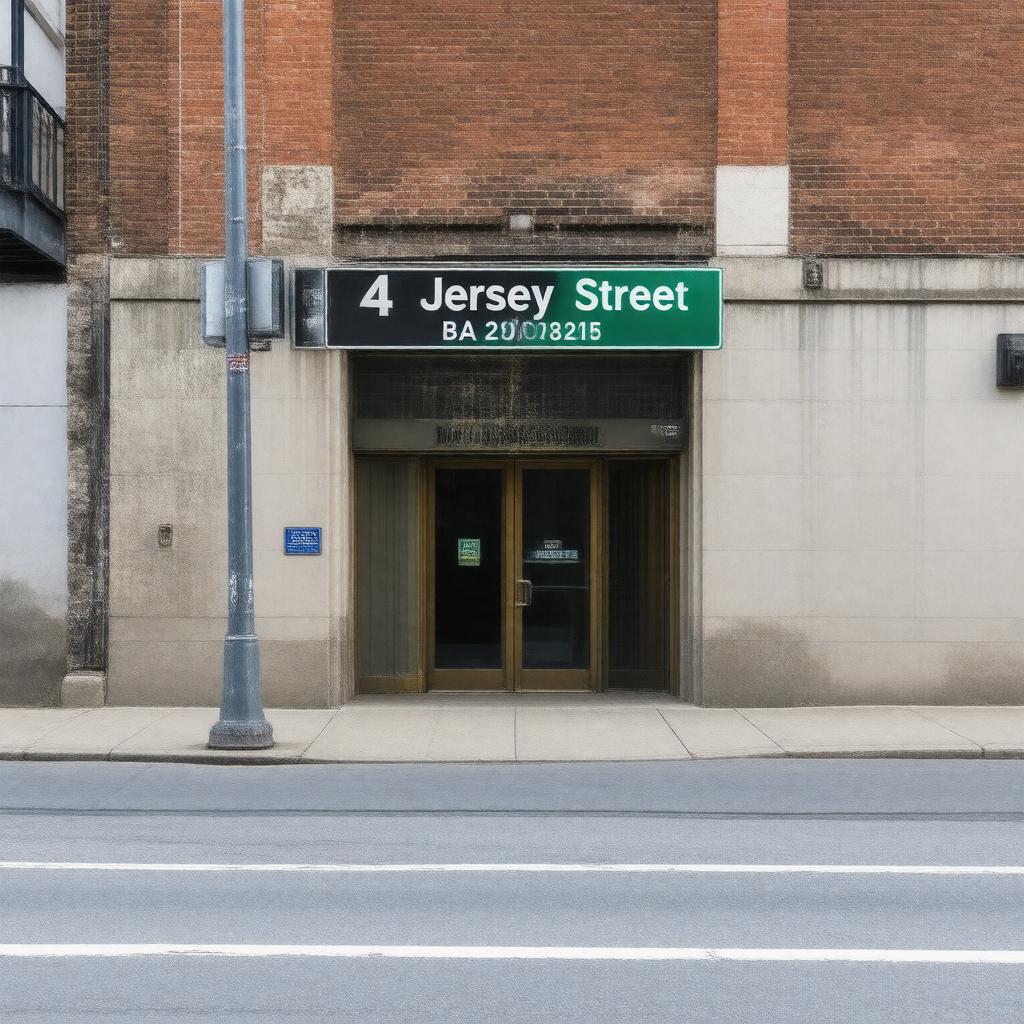 AI-created image of 4 Jersey Street, Boston, MA 02215