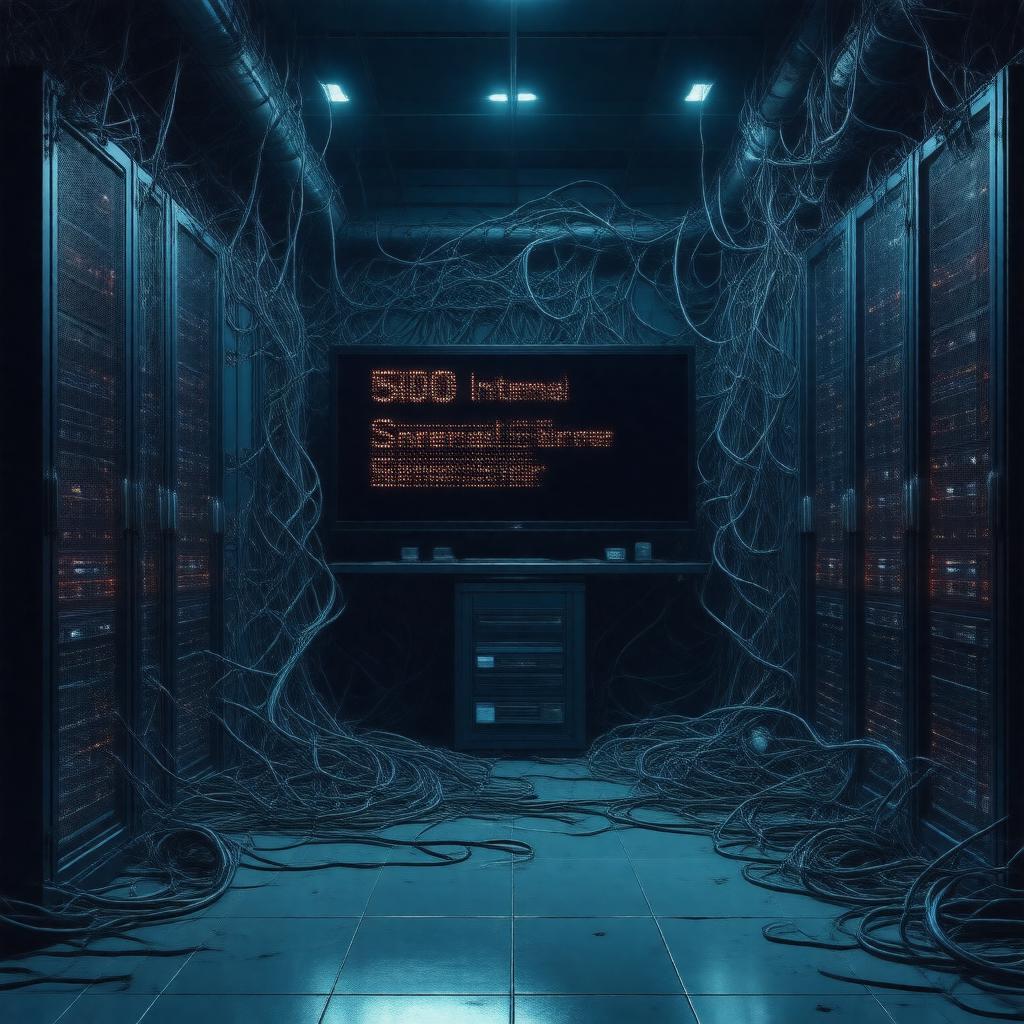 Click to view larger image AI-created image of 500 Internal Server Error