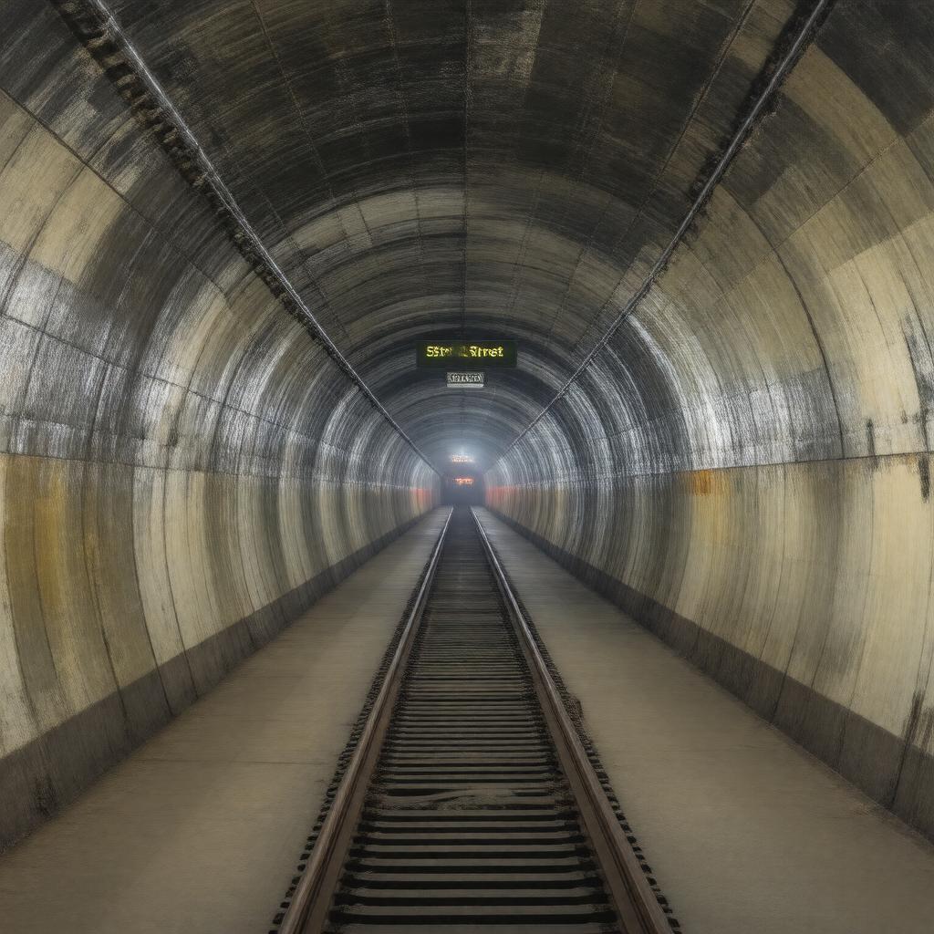 AI-created image of 53rd Street Tunnel
