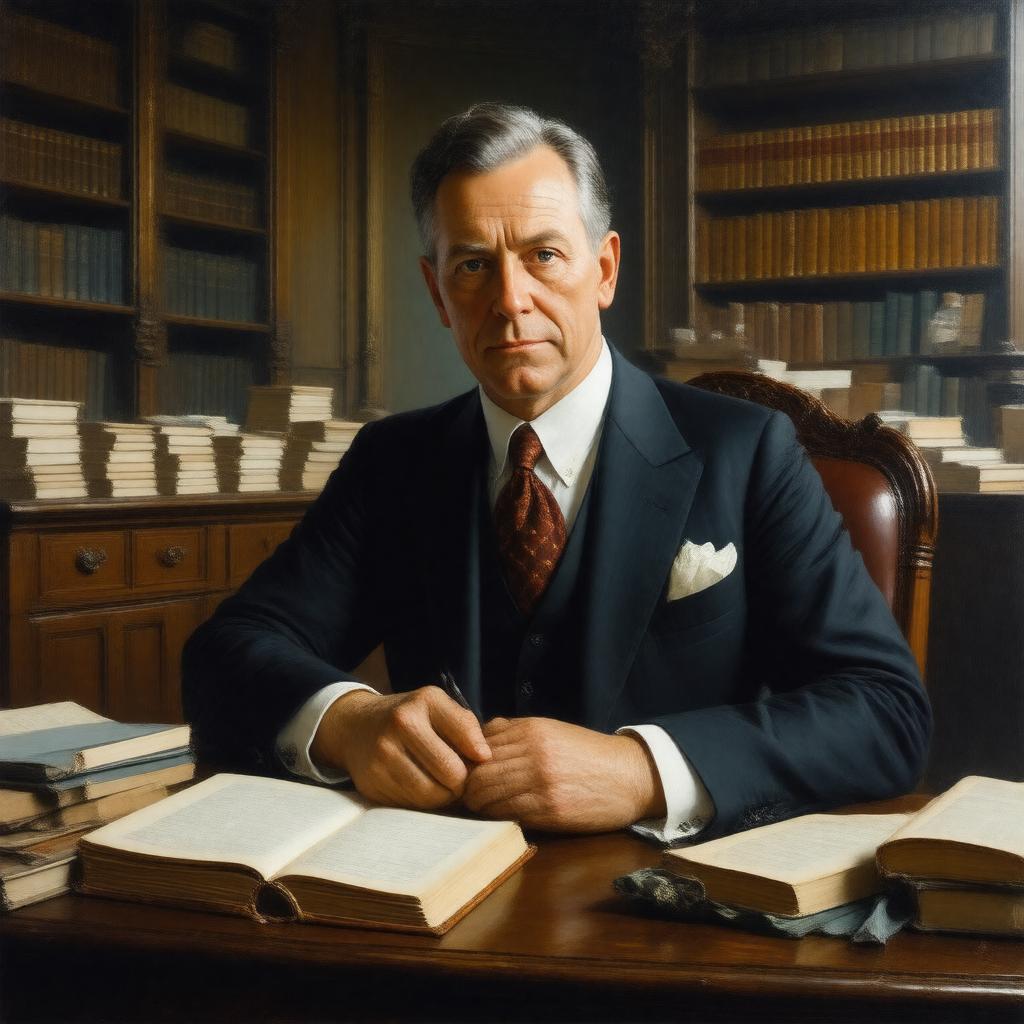 AI-created image of 5th Earl Russell