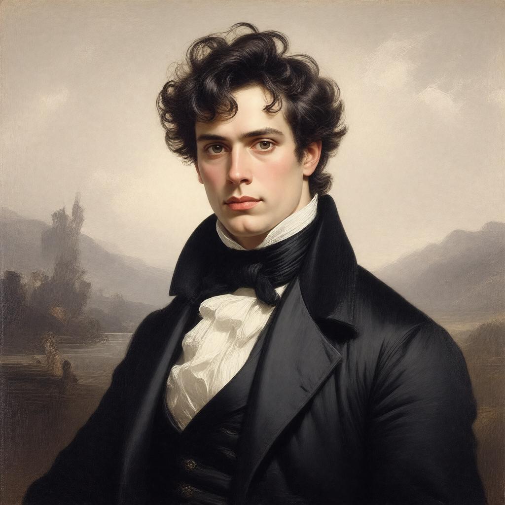 AI-created image of 6th Baron Byron
