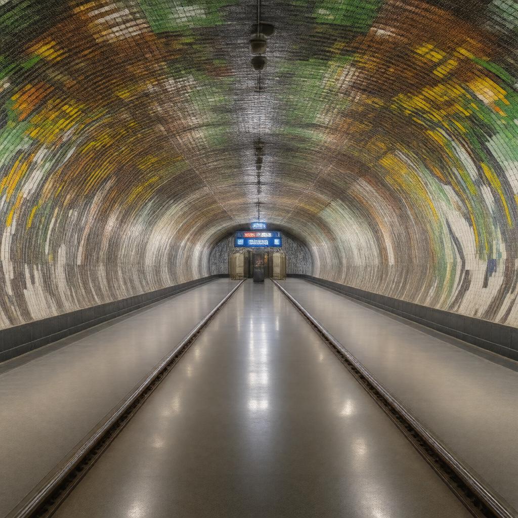 AI-created image of 81st Street–Museum of Natural History (IND Eighth Avenue Line)