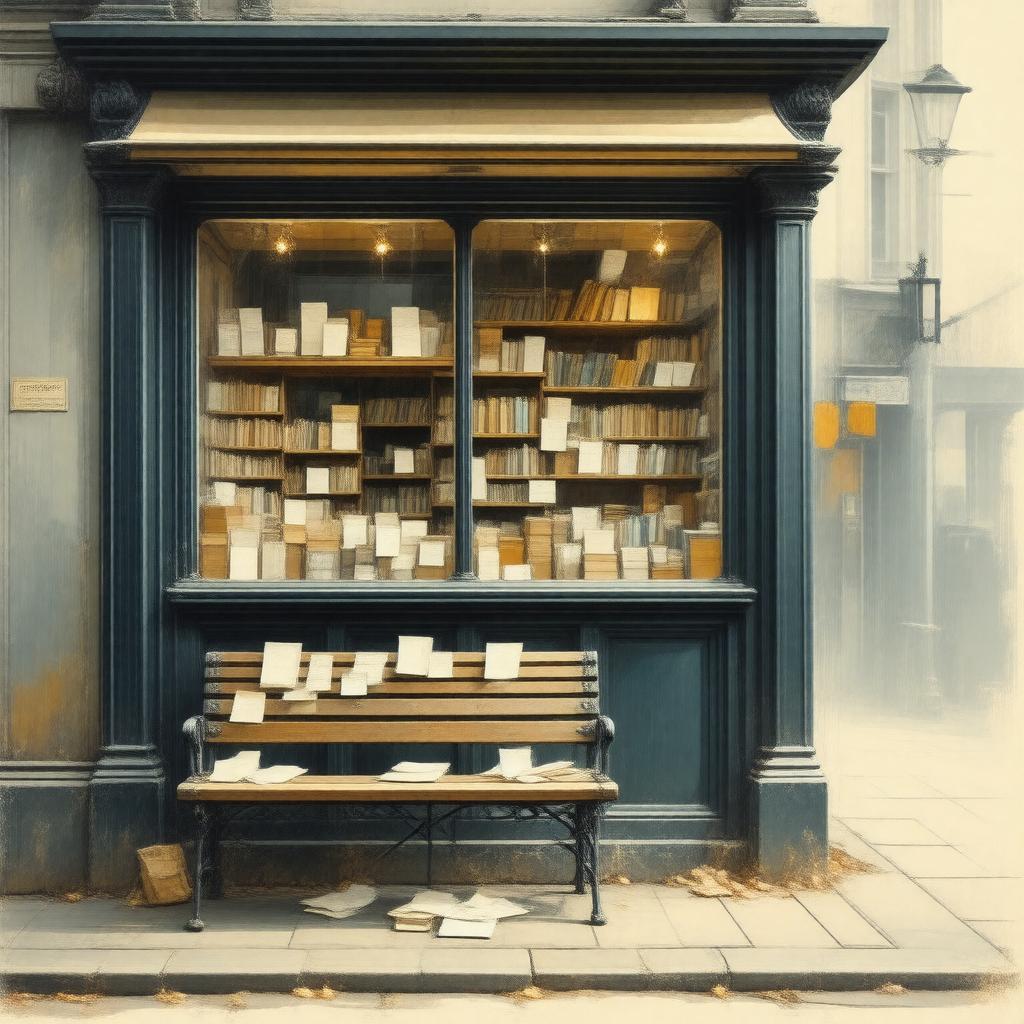 AI-created image of 84, Charing Cross Road