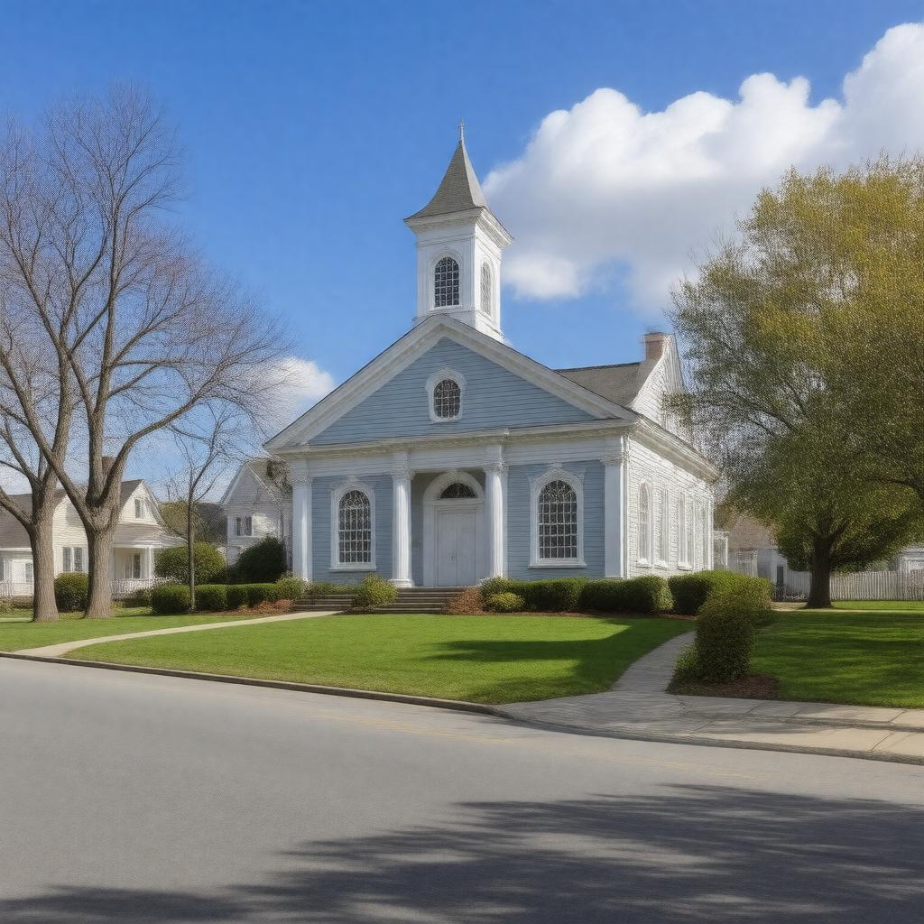 AI-created image of 85 Touro Street, Newport, Rhode Island