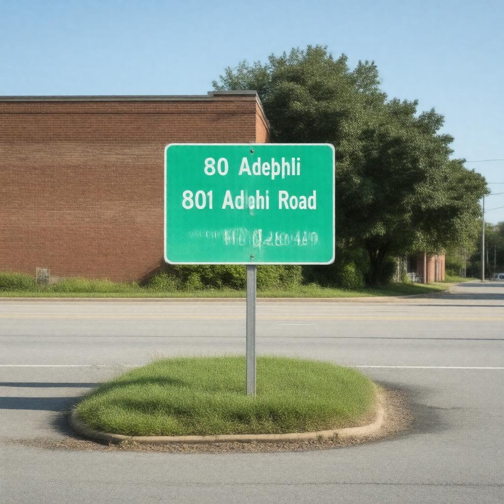 AI-created image of 8601 Adelphi Road, College Park, MD 20740