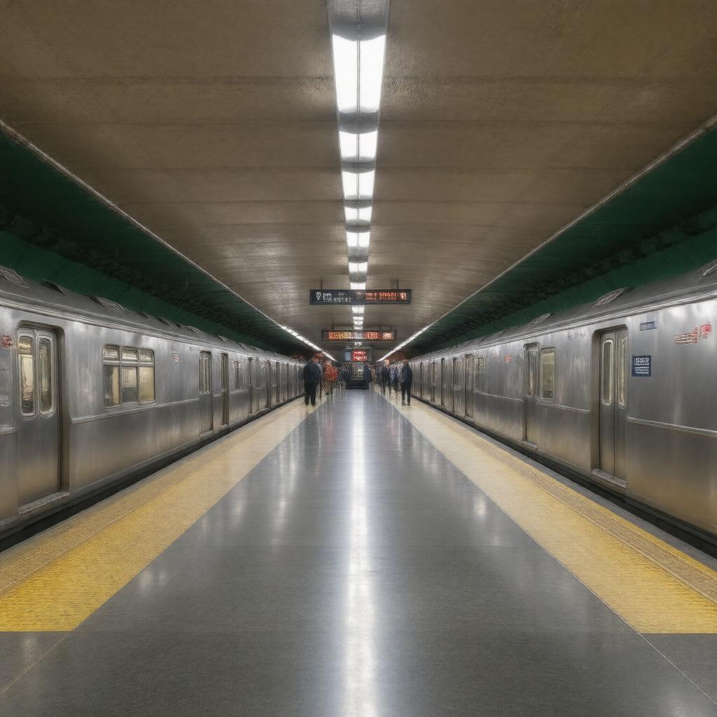 AI-created image of 86th Street (IRT Lexington Avenue Line)