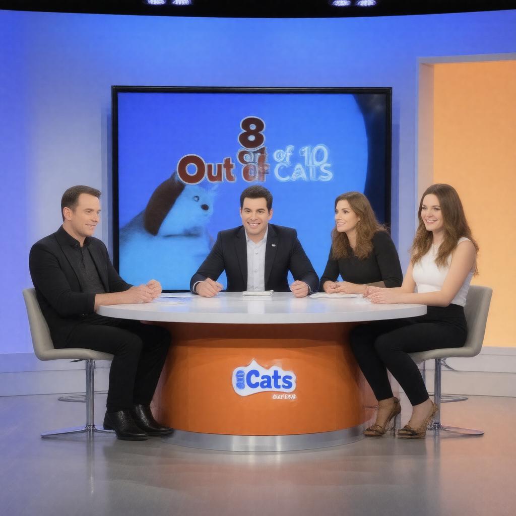 AI-created image of 8 Out of 10 Cats